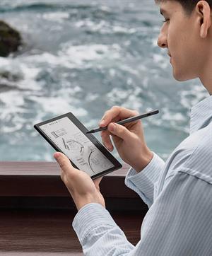 eBookReader Onyx BOOX Go Color 7 gen 2 ebogslæser stylus og læse udenfor